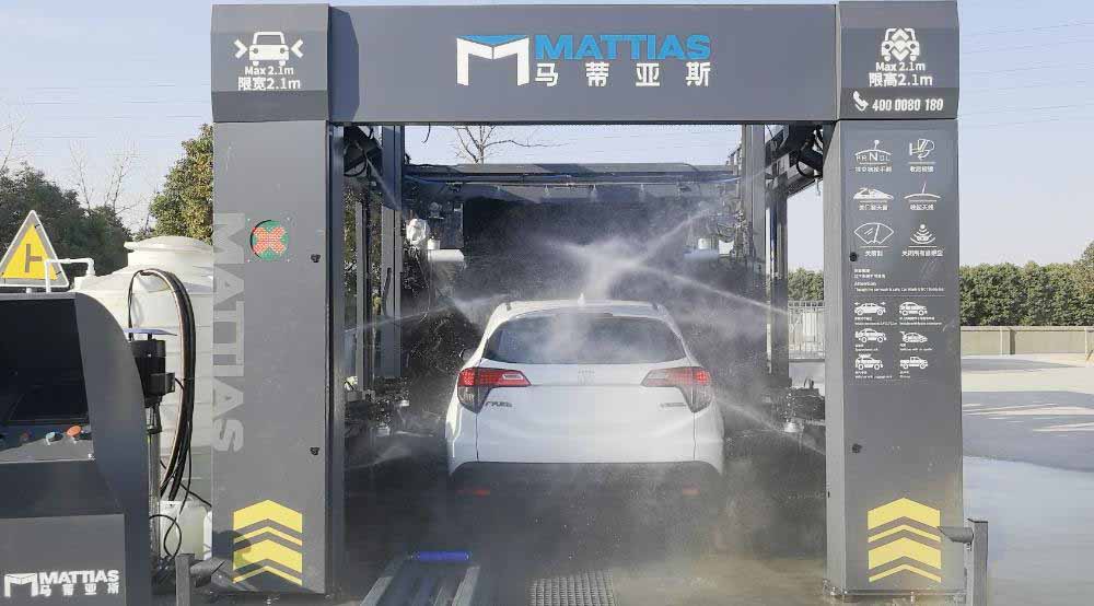 M-SD0900D Tunnel Car Wash Machine for Gas Stations High-Speed, Durable